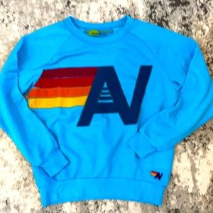 Aviator Nation  turquoise sweatshirt